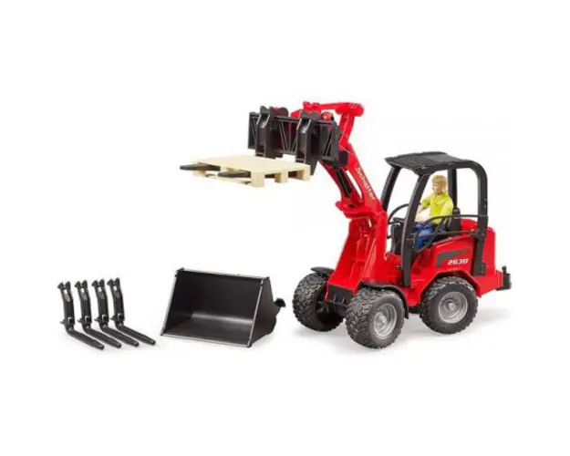 BRUDER - INCARCATOR COMPACT SCHAFFER 2034 CU FIGURINA SI ACCESORII