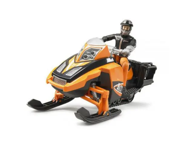 BRUDER - SNOWMOBIL CU SOFER SI ACCESORII
