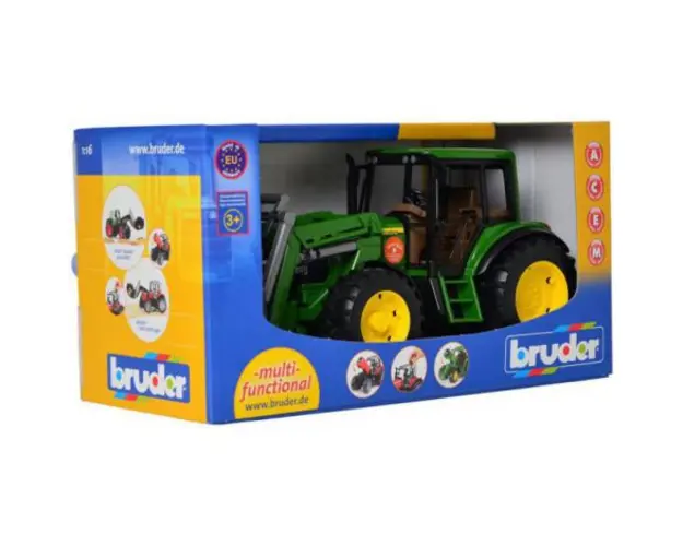 BRUDER - TRACTOR JOHN DEERE 6920 CU INCARCATOR FRONTAL