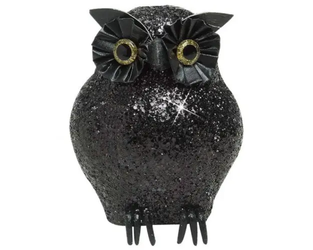 Bufnita neagra glitter