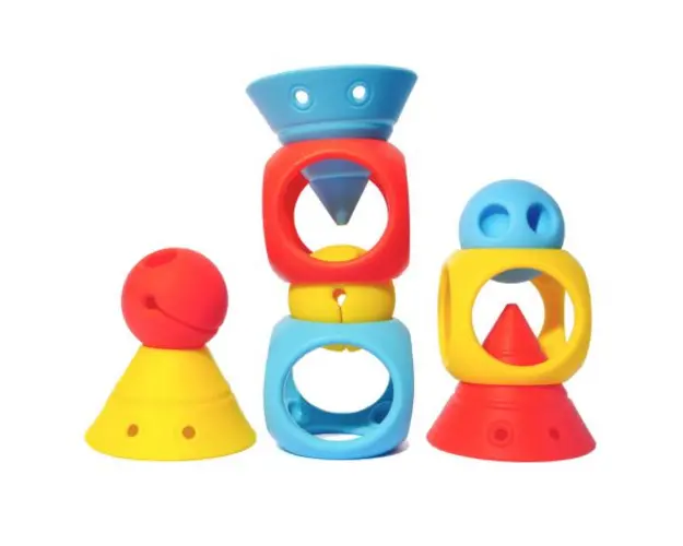 Building Genius - set senzorial de constructie (9 piese)