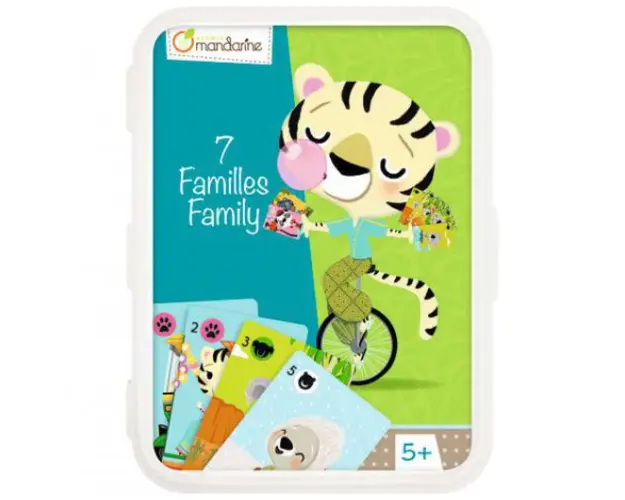 Card games, happy families endangered animals