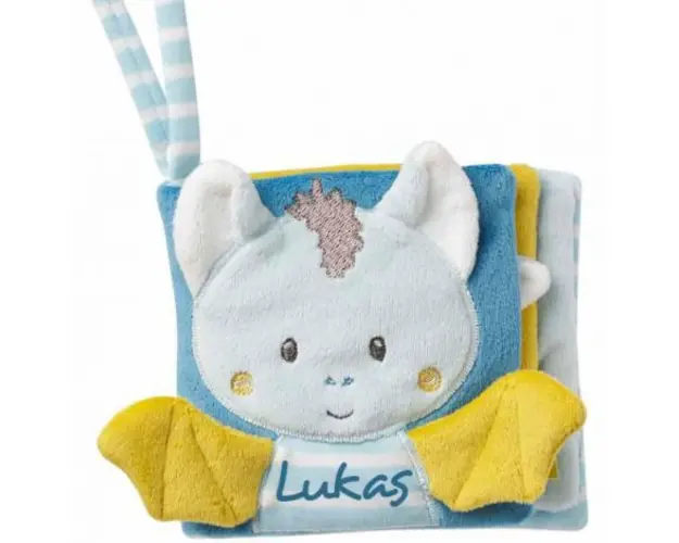 Carticica din plus pentru bebelusi - liliac haios