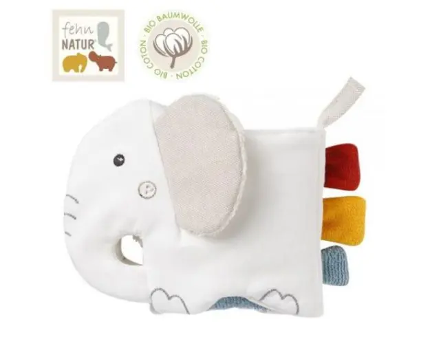 Carticica pentru bebelusi - elefantel natur