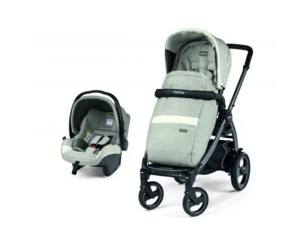 Carucior 2 in 1 Peg Perego, Book 51 S Titania, Luxe Pure (sasiu + hamac + scaun auto), 0 - 22 kg
