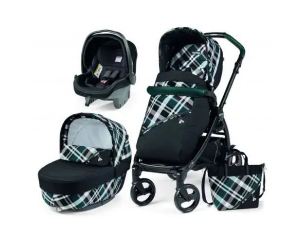 Carucior 3 in 1 Book Plus Modular, Peg Perego, Tartan