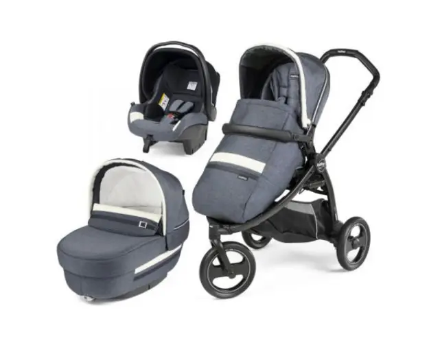 Carucior 3 in 1 Peg Perego Book Scout Matt Black Luxe Mirage