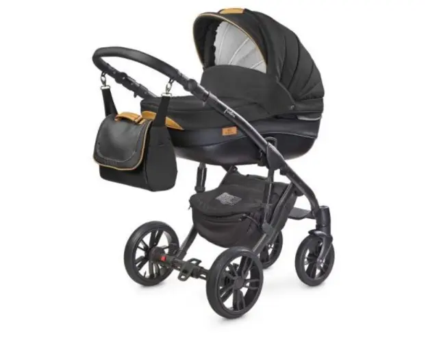 Carucior Camini FRONTERA 2 in 1 Negru
