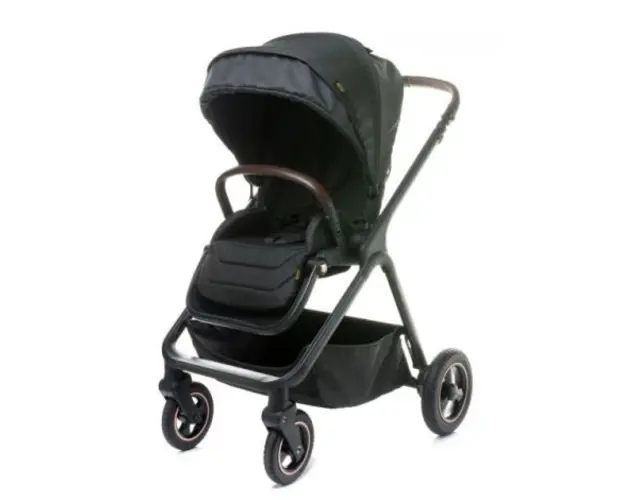 Carucior reversibil cu roti de cauciuc (max. 22 Kg) 4Baby EVERSO Negru