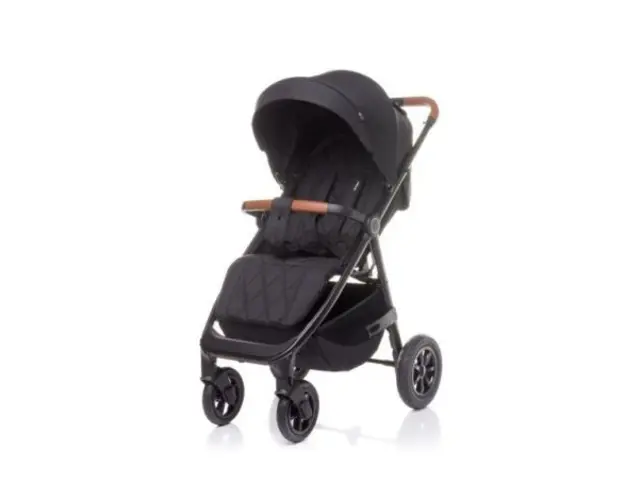 Carucior sport cu roti gonflabile (max. 22 Kg) 4Baby STINGER AIR Negru