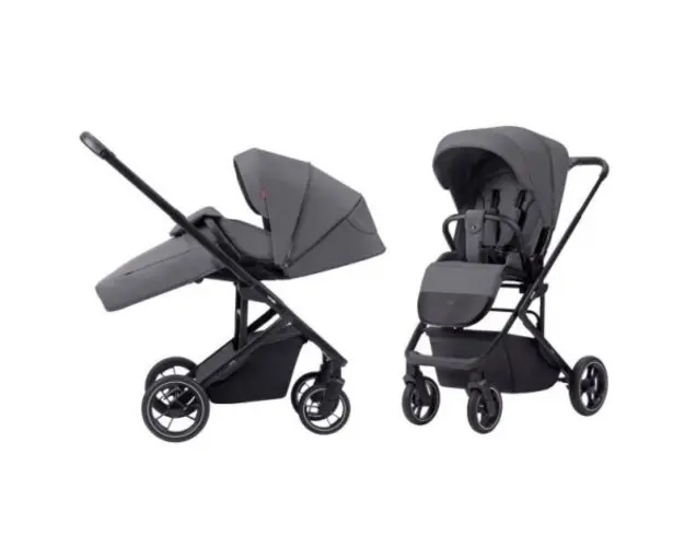 Carucior troller reversibil (max. 22 Kg) Carrello ALFA 2023 2 in 1 Graphite Grey