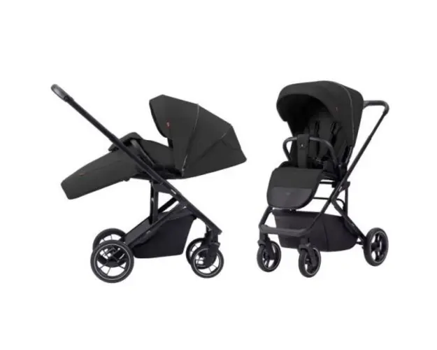 Carucior troller reversibil (max. 22 Kg) Carrello ALFA 2023 2 in 1 Midnight Black