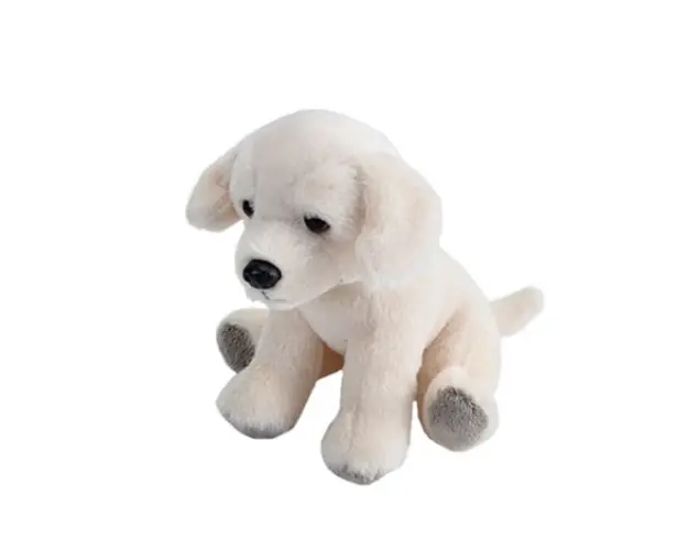 Catel Labrador Alb - Jucarie Plus Wild Republic 13 cm