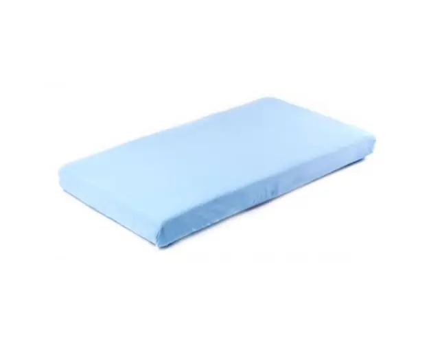 Cearsaf de bumbac jersey cu elastic Sensillo 120x60 cm Albastru