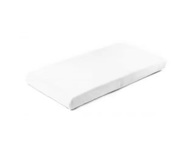 Cearsaf de bumbac jersey cu elastic Sensillo 140x70 cm Alb