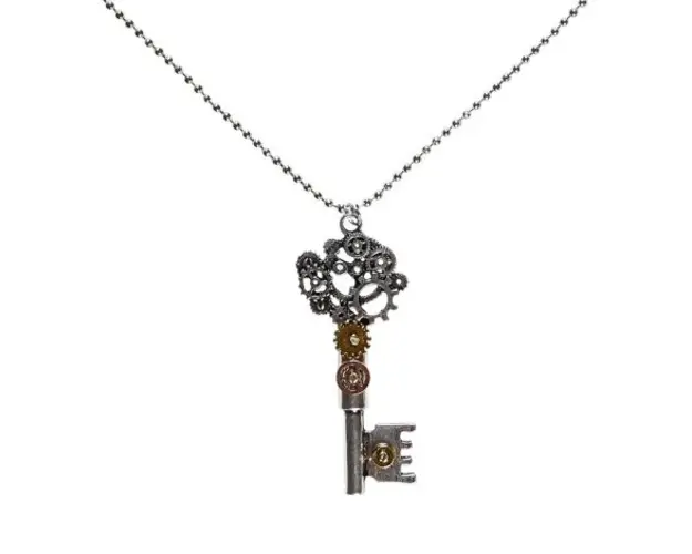 Colier cheie steampunk