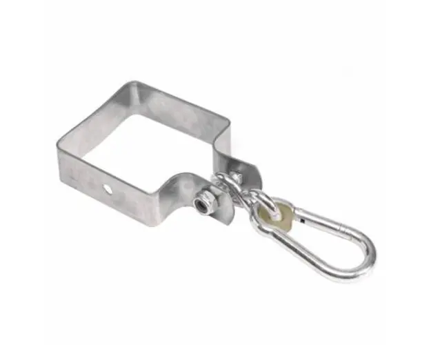 Colier cu carlig - Patrat - 90mm - 3mm KBT