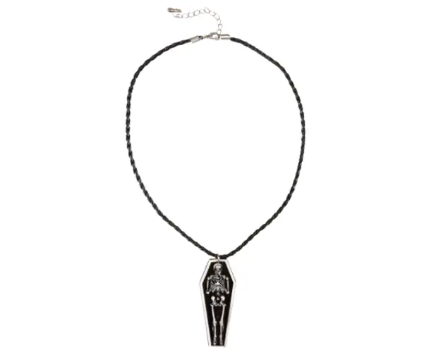 Colier Halloween Cavou Schelet