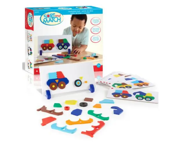 Construction Truck, joc magnetic de sortare, Guidecraft