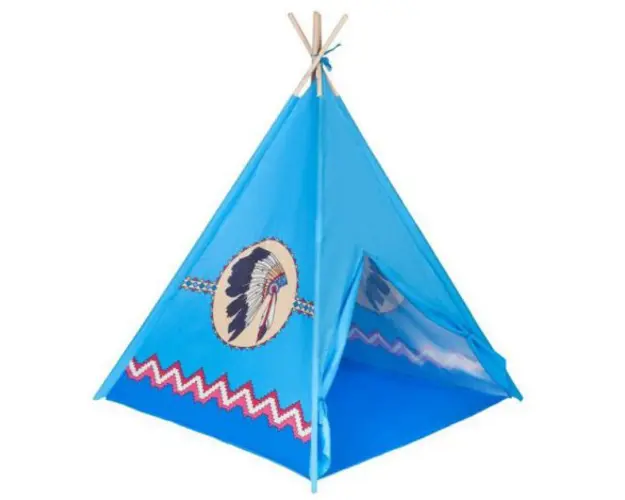 Cort pentru copii PlayTo Teepee Indian Albastru mic