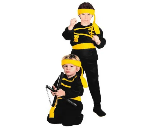 Costum ninja copii 2-3 ani Widmann Italia 36138