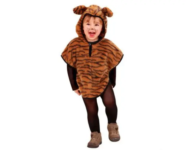 Costum poncho tigru