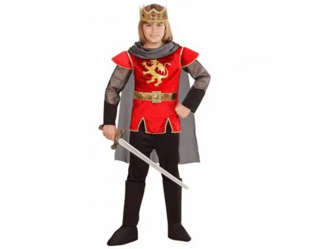 Costum rege arthur rosu
