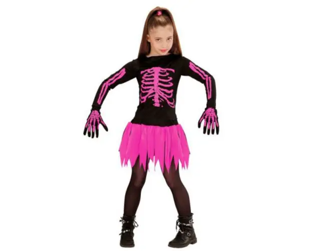 Costum schelet balerina roz