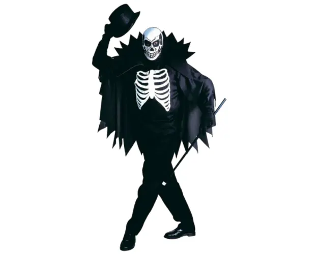 Costum schelet magician, Widmann Italia 3915