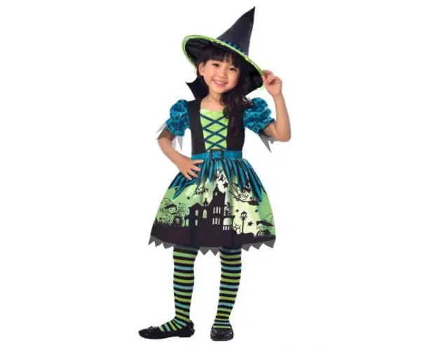Costum vrajitoare 3-4 ani