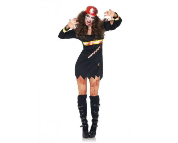 Costum zombie pompier sexy