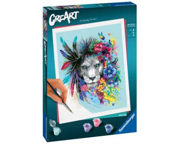 Creart - pictura leu colorat 20130 Ravensburger