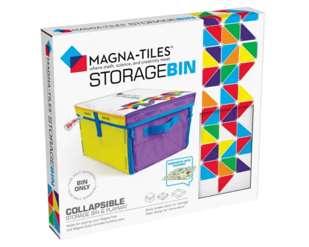 Cutie de depozitare si covor de joaca Magna Tiles