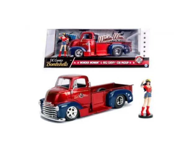 Dc Bombshells 1952 Chevy Coe Wonder Woman Scara 1 La 24