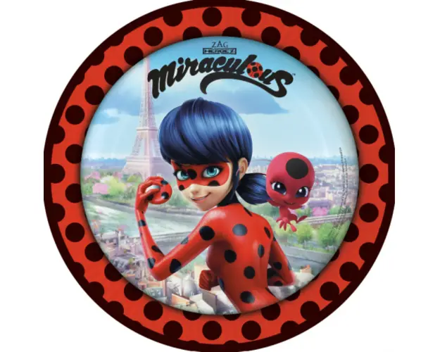 Farfurii miraculous buburuza 23 cm