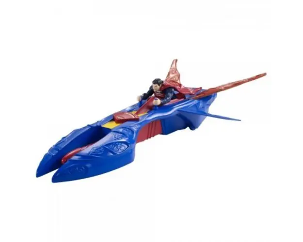 Figurina Man of Steel si vehicul Kryptonian Interceptor