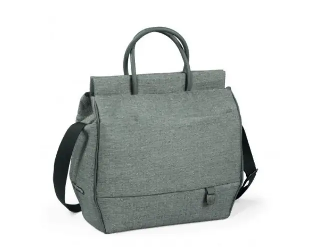 Geanta carucior Peg Perego City Grey, Gri Alb