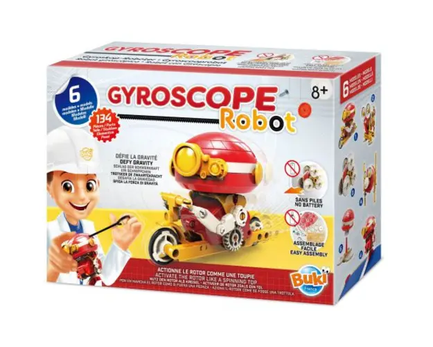 Giroscop educativ Robot 134 piese Buki
