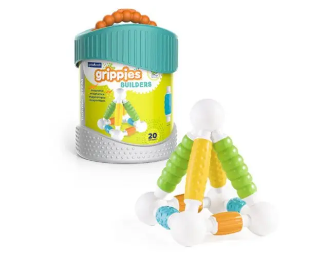 Grippies Builders, set magnetic senzorial (20 piese)