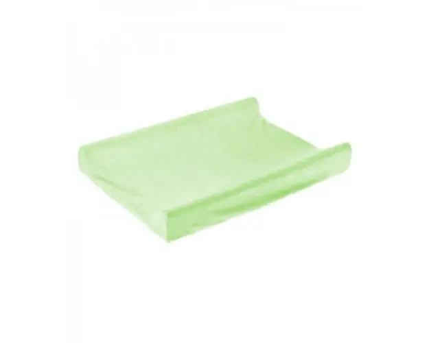 Husa de bumbac 100% pentru salteaua de infasat 70x50 cm Green