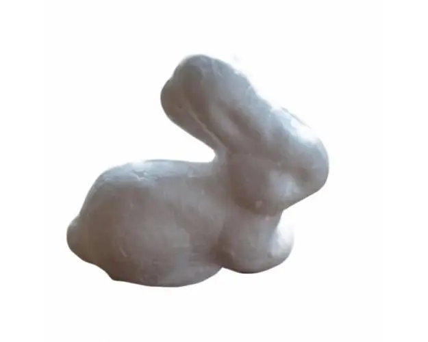 Iepure polistiren - 5.5 x 6 cm