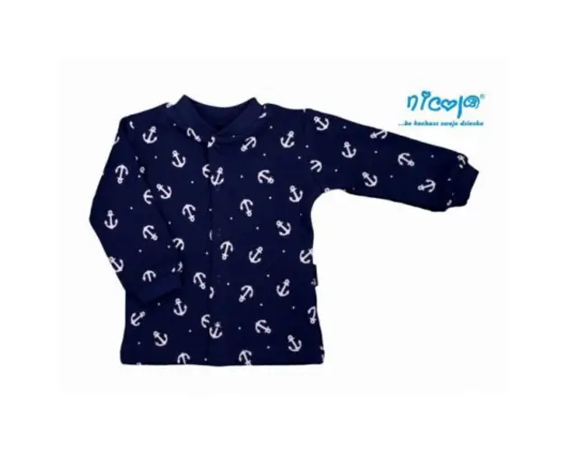 Jacheta de bumbac Nicol Sailor Blumarin (154001) Marime 68 (3-6 luni)
