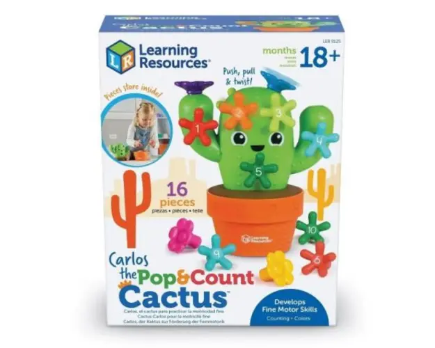 Joc de potrivire cu numere - cactusul carlos