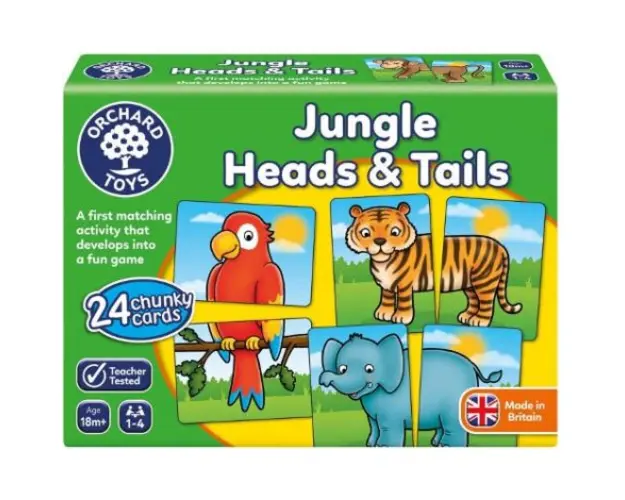 Joc educativ Jungla JUNGLE HEADS & TAILS