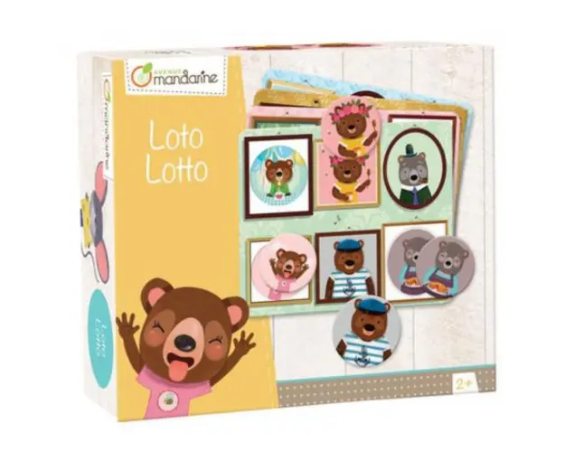 Joc educativ loto - portrete de familie