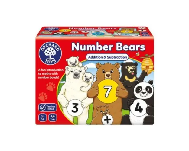 Joc educativ Numarul Ursuletilor NUMBER BEARS