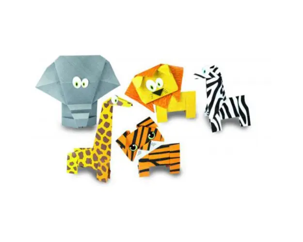 Joc origami - animalute salbatice