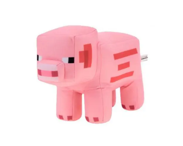 Jucarie din plus Pig, Minecraft, 28 cm