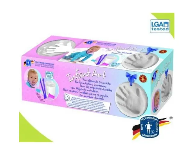 Kit amprenta bebelusi - alb