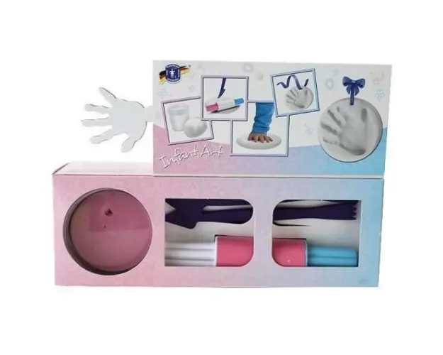 Kit amprenta bebelusi - roz